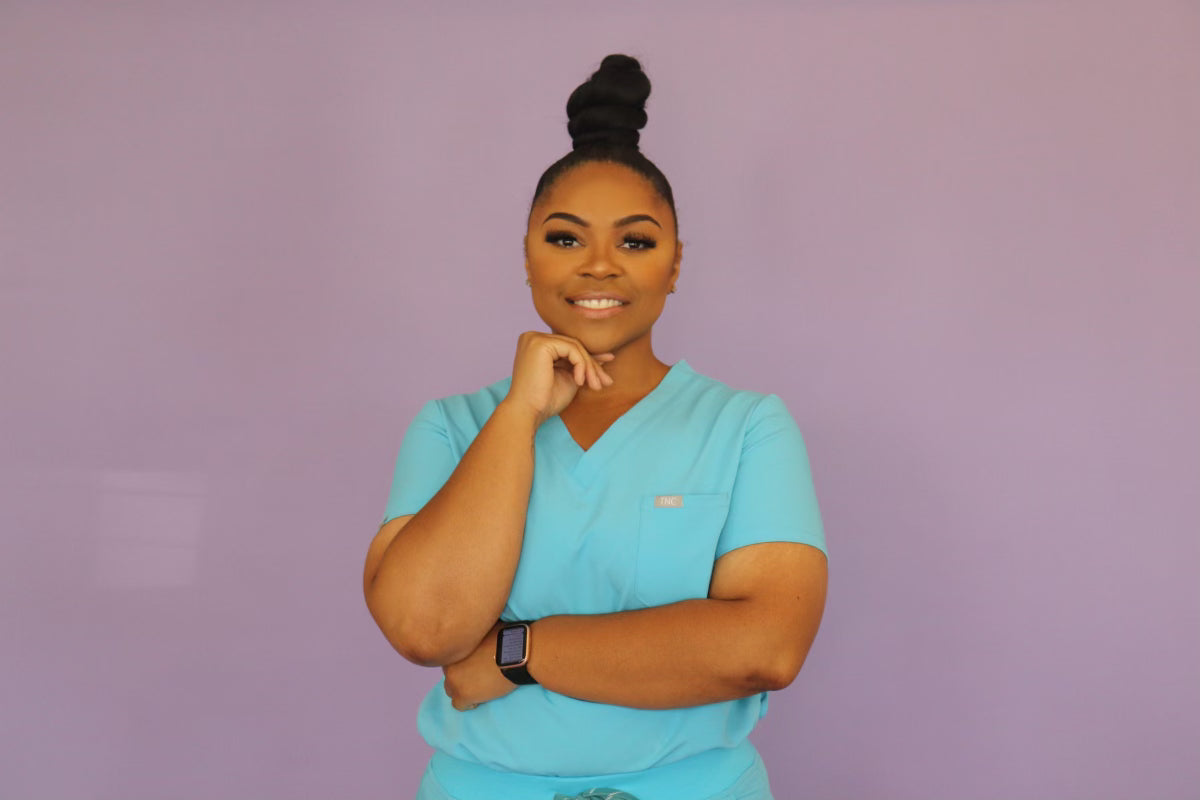Paris Classic Scrub Top