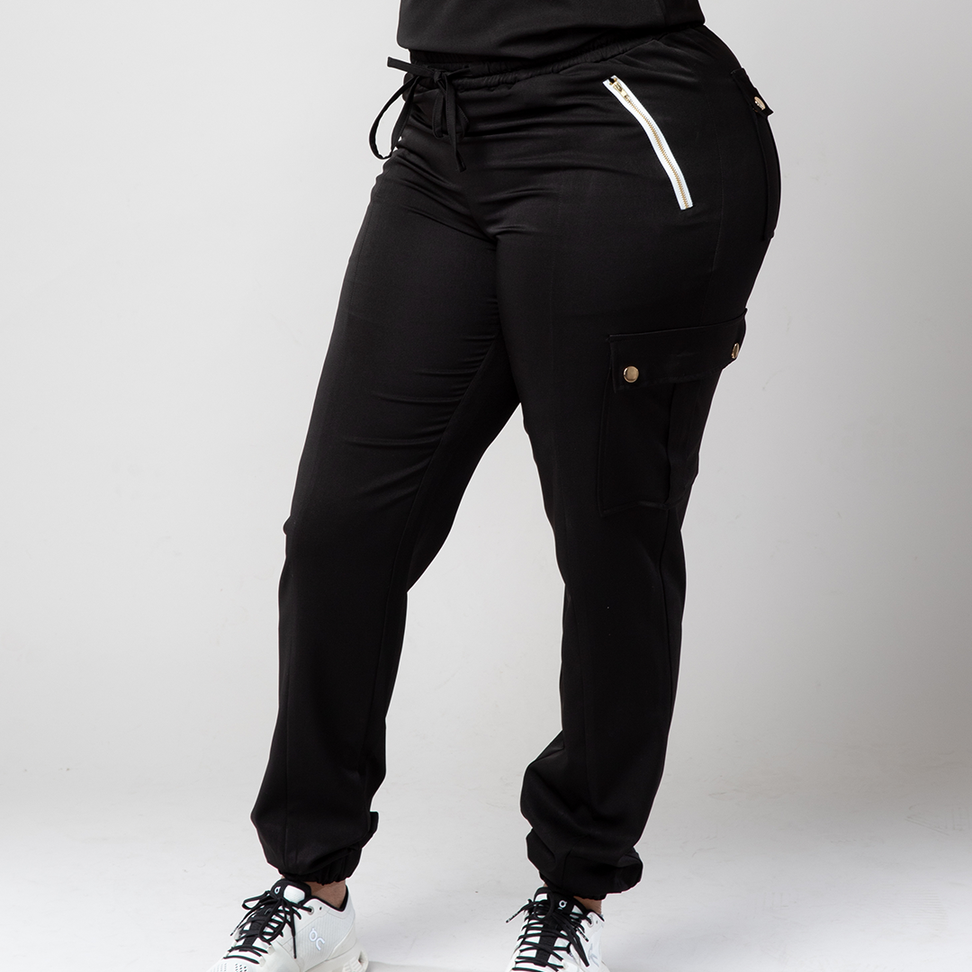 India Zipper Jogger Pants