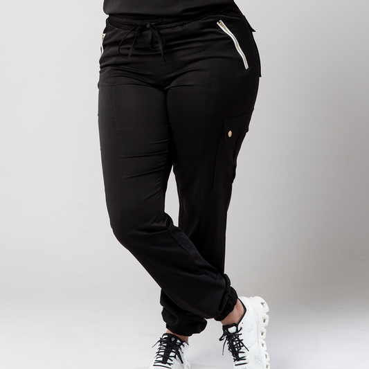 India Zipper Jogger Pants